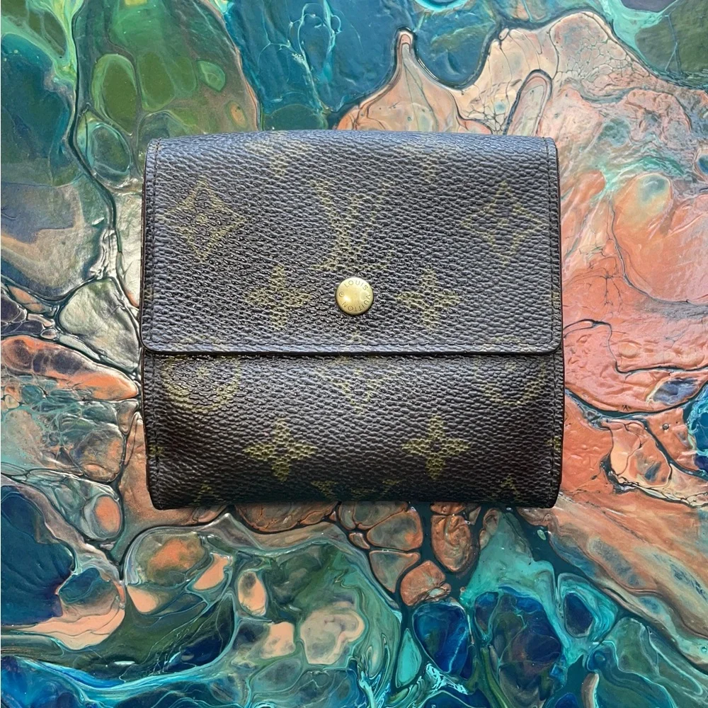 🤎LOUIS VUITTON🤎MONOGRAM🤎TRI-FOLD ELISE WALLET🤎 - Picture 2 of 10